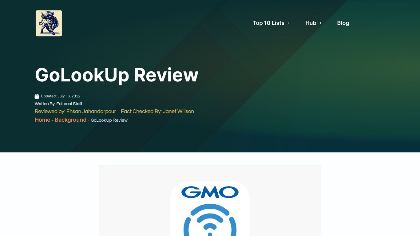 GoLookUp Review - July 2022
